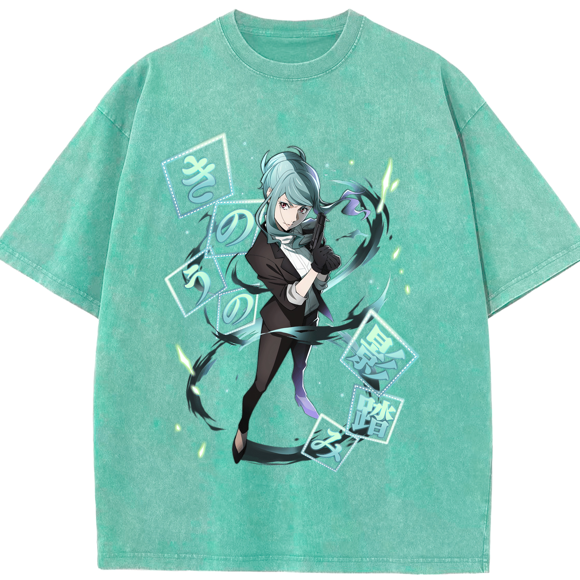 （画像用） 文豪ストレイドッグス Bungo Stray Dogs 綿100% ヴィンテージ風 半袖Tシャツ（フロントプリント）